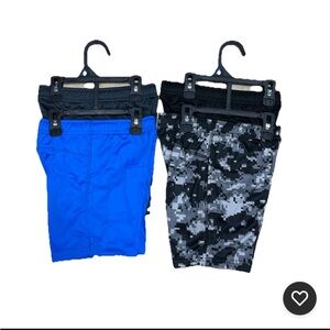 Blue and Camo Athletic Shorts Set size 4/5